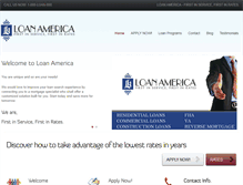 Tablet Screenshot of loan-america.com